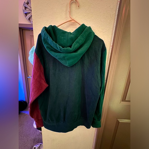 Nautical Colorblock Cozy Hoodie - Picture 2 of 2